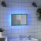 Gossi oglinda de baie led, gri sonoma, 60x8,5x38 cm lemn prelucrat