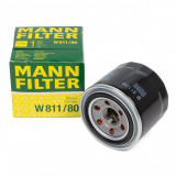 Filtru Ulei Mann Filter Kia Cee&#039;d 2006-2012 W811/80, Mann-Filter