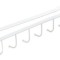 Suport căni pentru dulap, 6 c&acirc;rlige, alb, 27 cm