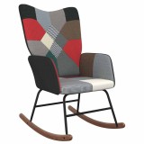 VidaXL Scaun balansoar, material textil, petice