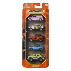 MATCHBOX SET 5 MASINUTE METALICE MBX RETRO SCARA 1:64