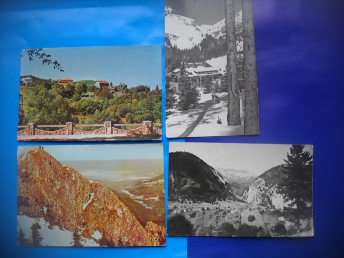 HOPCT LOT NR 238 ASPECTE DIN -JUD BRASOV -4 CARTI POSTALE-RPR-CIRCULATE