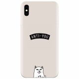 Husa silicon pentru Apple Iphone X, Anti You