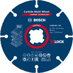 Bosch Disc taiere Expert Carbide Multi Wheel cu X-Lock, 125x22.23 mm ProAdvanced PowerfulTools