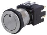 Comutator Anti-Vandalism 2 Pozitii DPST-NO 12A 250V IP64 19mm