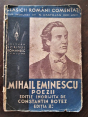 Mihai Eminescu - Poezii: Carte veche, Perioada interbelica. foto