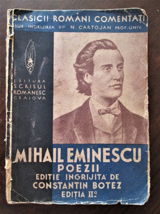 Mihai Eminescu Poezii Carte Veche Perioada Interbelica