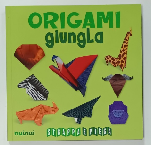 ORIGAMI GIUNGLA , STRAPPA E PIEGA , TEXT IN LIMBA ITALIANA , 2022