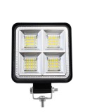 Proiector Auto Patrat, 48SMD 3030,144W, 4000 Lumeni,12-24 V, Universal