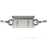 Bratara cu lantisor din argint model 1 Gram Love, Atcom