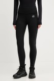 Mammut leggins sport Crag Winter culoarea negru, cu imprimeu, 1022.02700