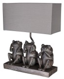 Lampa de masa cu trei broaste CW605