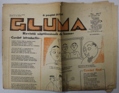 GLUMA , REVISTA ILUSTRATA DE HUMOR , NR. 167 , 23 IANUARIE , 1944 foto