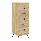 vidaXL Dulap cu sertare Stejar Sonoma 33 x 34,5 x 90 cm Lemn prelucrat 895537