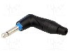 Conector jack, Jack 6,3mm, 2 contacte, tata, AMPHENOL - TM1RBJ