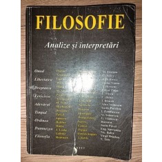 Filosofie Analize si interpretari- M. Florian, C. Noica