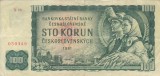 CEHOSLOVACIA 100 korun 1961 VF!!!