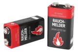 Baterie alcalină 9 V pentru detector de fum - 6 buc