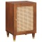 vidaXL Dulap de Baie cu raft cu depozitare Maro 38 x 33.5 x 58 cm