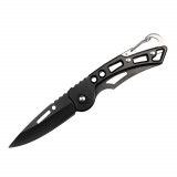 Briceag de buzunar IdeallStore&reg;, Futuristic Knife, otel inoxidabil, 15.5 cm, negru