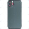 Capac baterie incl. cadru verde miez de noapte mat pentru iPhone 11 Pro