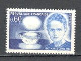 Franta.1967 100 ani nastere M.Curie Skladovska-fizician PREMIUL NOBEL SF.557