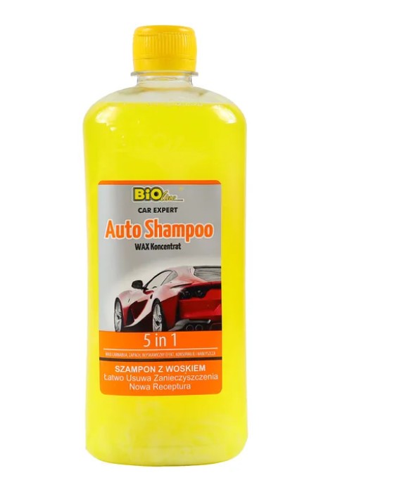 Sampon auto, cu ceara, BioLine 500 ml