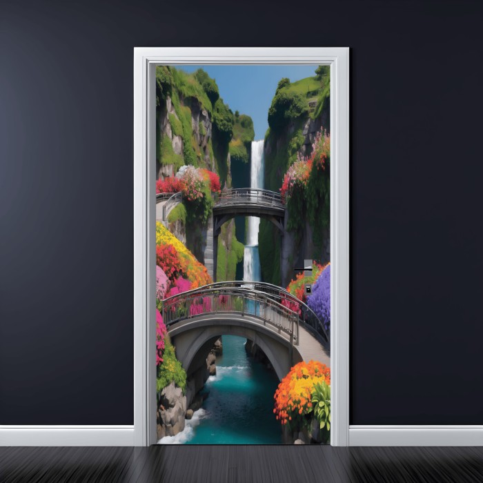 Folie imprimata color pentru decor Usa, dimensiune 200 x 90cm, model: AVX-DR26 FAVLine Selection