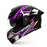 Cumpara ieftin Casca Moto/Scuter Flip-Up FIXATO Viper, Viziera Dubla, Protectie UV, Modulabila, Mov, Marime 57-59cm