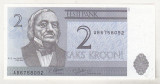 Bnk bn Estonia 2 coroane 1992 unc