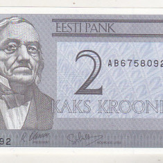 bnk bn Estonia 2 coroane 1992 unc