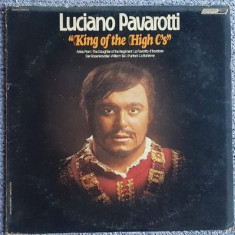 Vinil original SUA, Luciano Pavarotti, King of the High C's