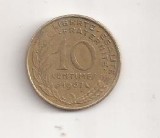 Moneda Franta - 10 Centimes 1967 v2, Europa