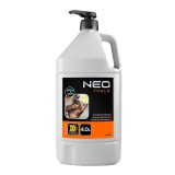 Pasta spalare maini, pentru indepartarea murdariei dificile si foarte dificile - gel galben, recipient 4 l cu pompa NEO TOOLS 10-406 HardWork ToolsRan