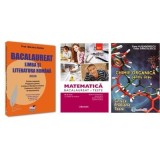 Pachet Bacalaureat 2026. Limba si literatura romana, Matematica M1 Teste si Chimie organica pentru liceu. Sinteze. Probleme. Teste - Mariana Badea, Ro