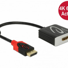 Adaptor activ DisplayPort 1.4 la HDMI 4K@60 Hz (HDR), Delock 65207