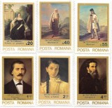 Reproduceri de arta - Gheorghe Tattarescu, 1979 (e) - serie completa, NEOBLIT.