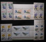 Cumpara ieftin Romania 1967 LP 649 Blocuri de 4 flora carpatina , nestampilata, Mnh, Nestampilat