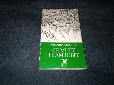 ZAHARIA STANCU - CE MULT TE AM IUBIT foto