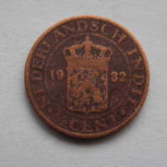 1/2 CENT 1932 INDIILE OLANDEZE