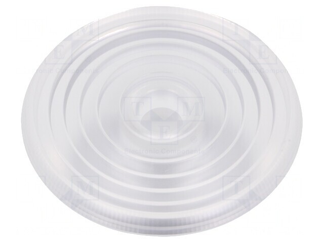 Lentilă LED Rotundă Plexiglass Transparentă 23.6mm