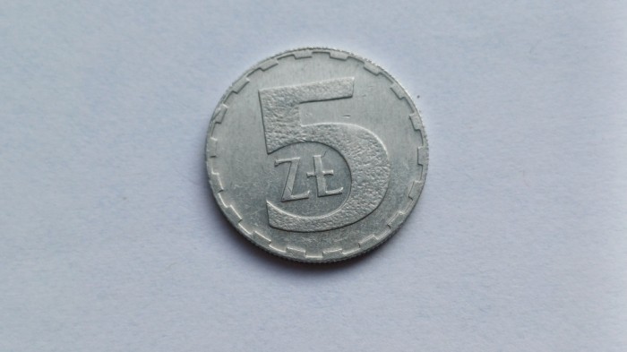 Polonia-5 Zloti 1990