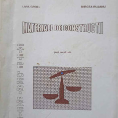 MATERIALE DE CONSTRUCTII. CAIET DE LUCRARI PRACTICE-LIVIA GROLL, MIRCEA RUJANU
