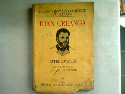 OPERE COMPLETE - ION CREANGA foto