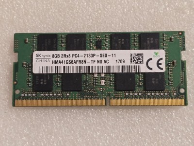 Memorie RAM laptop Hynix 8GB PC4-17000 DDR4-2133MHz, 1.2V HMA41GS6AFR8N-TFN0-AC foto