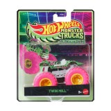 Masina Hot Wheels, Monster Truck, Glow In The Dark, Twin Mill, JFX22