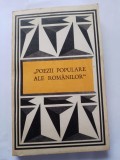 Carte poezii populare ale romanilor