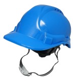 Casca de protectie ventilata reglabila 51-63 cm, albastra, Crownman