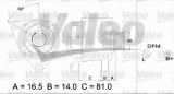 Generator / Alternator VW PASSAT (3B2) (1996 - 2001) VALEO 437174