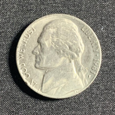 Moneda five cents 1981 USA